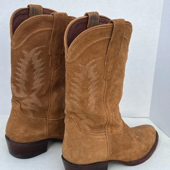 Tecovas The Josie Sienna Suede Women’s Cowboy Boots Size 7B - Picture 2 of 15